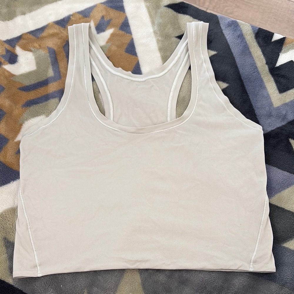 lululemon athletica Cream Crop Top